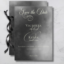 Dark Moody Midnight Black Fog Mariage