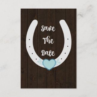 Save The Date Date de sauvegarde du fer à cheval