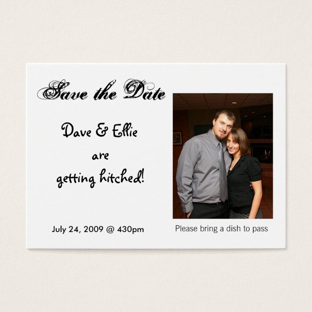 Save the Date, Dave & Ellie sind g.. (Vorderseite)
