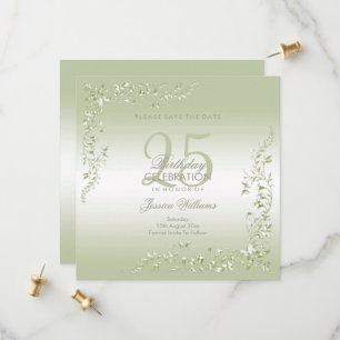 Save The Date Décoration Breezeway 25e anniversaire