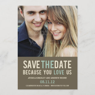 Save The Date Demande Irrésistible Photo Enregistrer La Date - G