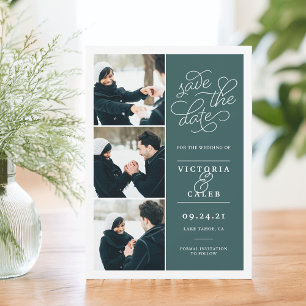 Save The Date Demande romantique   Collage de photos Enregistrer