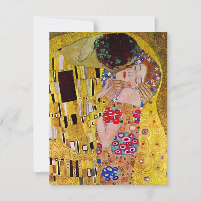 Save the Date! Der Kuss von Gustav Klimt Date (Vorderseite)