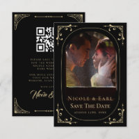 Save the Date des Fotos für den Deko Qr