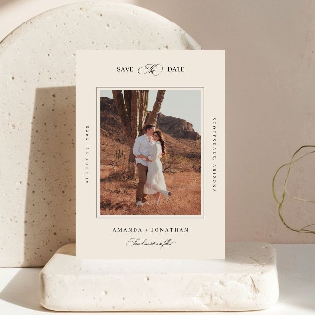 Save The Date Desert Destination Wedding Nevada Utah Arizona (Créateur téléchargé)