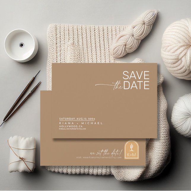 Save The Date Desert Vibes Mariage Horizontal ID1019 (Créateur téléchargé)