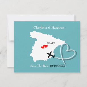 Save The Date Destination Mariages À L'Étranger Espagne Enregist