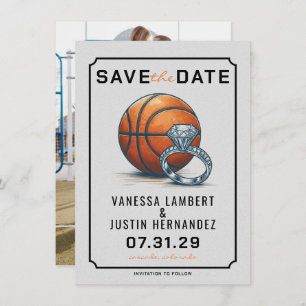 Save The Date Diamant de basket-ball