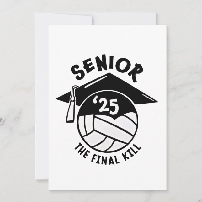 Save The Date Diplôme supérieur de volley-ball 2025 (Devant)
