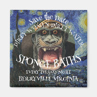 SAVE THE DATE DIRTY FRAUEN SPONGE BATHES