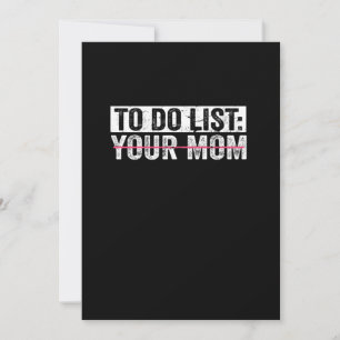 Save The Date Drôle À Faire Liste Votre Maman Sarcasme Sarcastiq