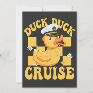 Save The Date Duck Duck Cruise Funny Famille Croisière correspon