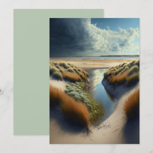 Save The Date Dunes côtières néerlandaises