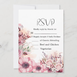 Save The Date Dusty Coral QR Code Baby shower