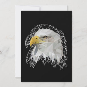 Save The Date Eagle Lowpoly
