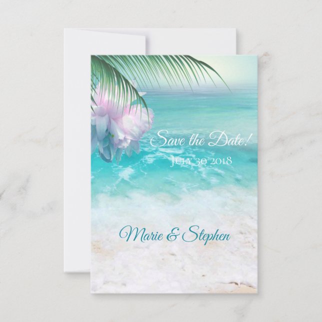 Save The Date EAU DE MER ÉTOILÉE Enregistrez la date (Devant)