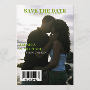 Save The Date Économies de magazine la date