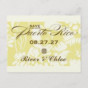 Save The Date Économies de PORTO RICO la date