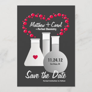 Save The Date Économies parfaites de chimie la date