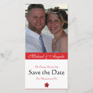 Save The Date Économies rouges de Sakura de fleurs de cerisier