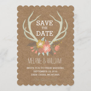 SAVE THE DATE ÉCONOMIES RUSTIQUES FLORALES DES ANDOUILLERS