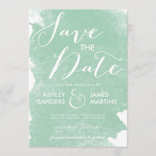 SAVE THE DATE ÉCONOMIES VERTES EN BON ÉTAT CHICS D'AQUARELLE LA