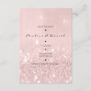 Save The Date Économisez Au Minimum La Date Rose Rose Parties sc