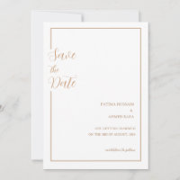 Économisez la date de mariage musulman élégant ave