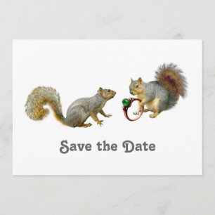 Save The Date Écureuil Enregistrer la date