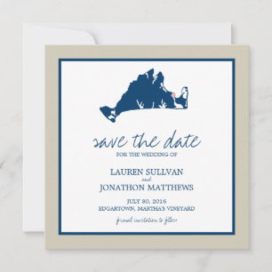 Save The Date Edgartown Martha's Vineyard Wedding Enregistrer la