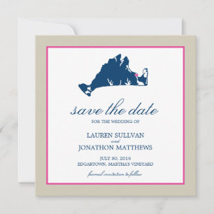 Save The Date Edgartown Martha's Vineyard Wedding Enregistrer la