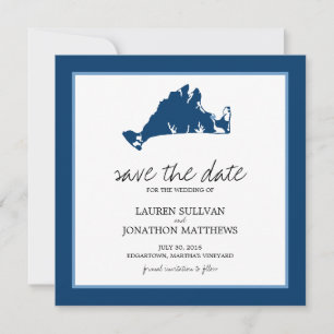 Save The Date Edgartown Martha's Vineyard Wedding Enregistrer la
