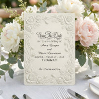 Effet de relief en 3D de fleurs en creme faux embo