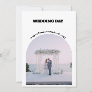 Save the Date Einfach mit Foto Einladung