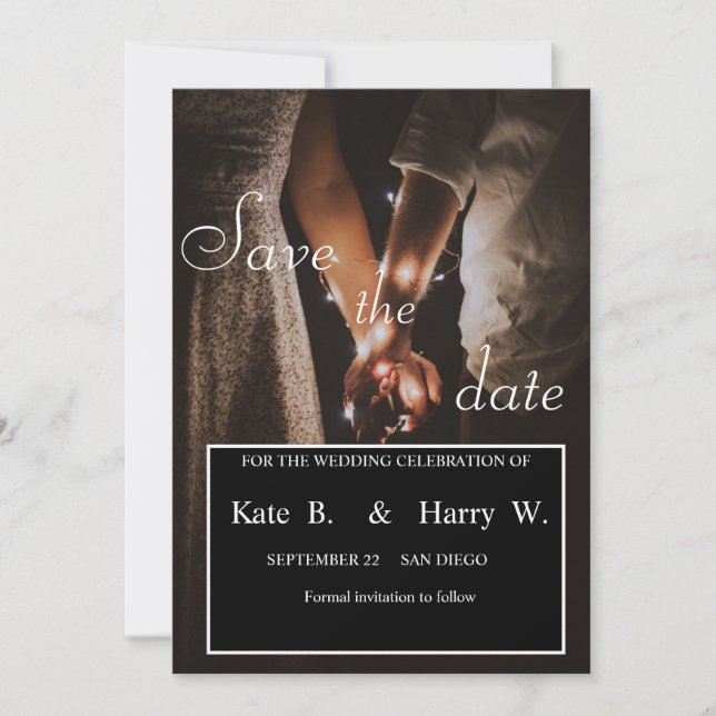 Save the Date Einladung (Vorderseite)