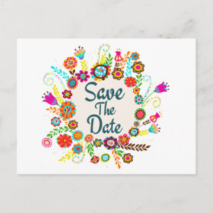 Save the Date Einladung auf Postkarte