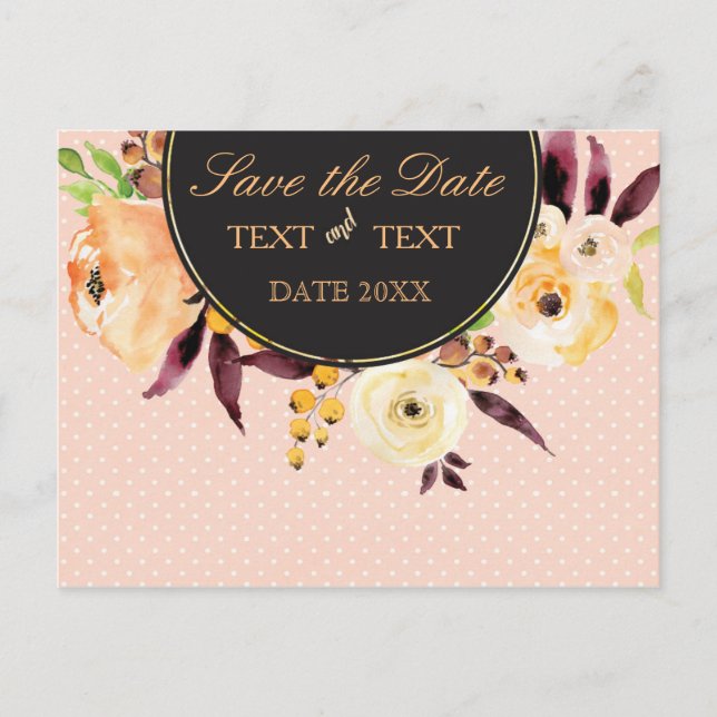 Save the Date - Einladung zur Hochzeit (Vorderseite)