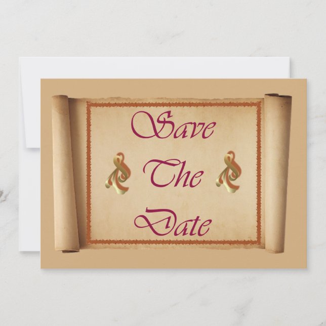 Save the Date Einladungs-Bildlaufankündigung Einladung (Vorderseite)