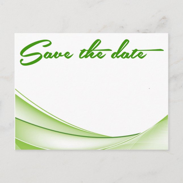 Save the Date Einladungskarte Ankündigungspostkarte (Vorderseite)