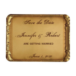 Save the Date einmal Magnet