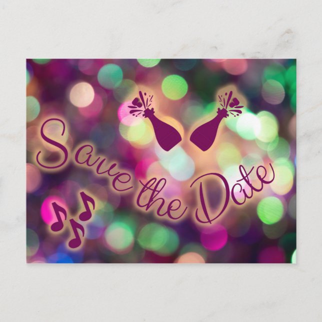 Save the Date Einweis! Postkarte (Vorderseite)