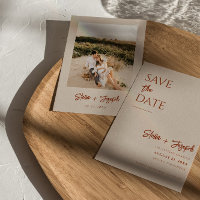 Elégant Boho Chic Photo Mariage moderne