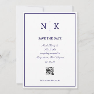 Save The Date Élégant Classique Enregistrer la Date