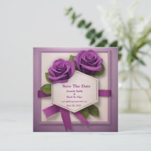 Élégant Enregistrer la date : Une affaire de Rose 