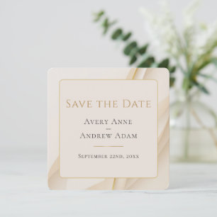 Save The Date Élégant Mariage Moderne Abstrait Enregistrer La Da