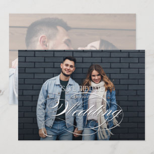 Save The Date Élégant Mariage photo