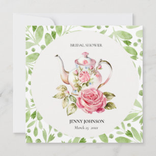Save The Date Élégant Rose Floral Fleurs Mariage