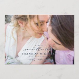 SAVE THE DATE elegante Kalligraphie