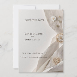 Save The Date Élégante typographie minimale Enregistrer la date