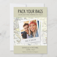 Emballez vos sacs Italie Destination Mariage